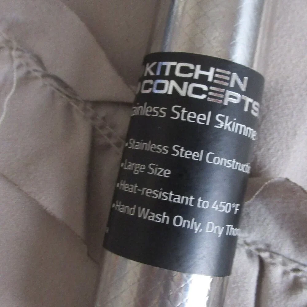 NWT 18 inch stainless steel strainer scoop